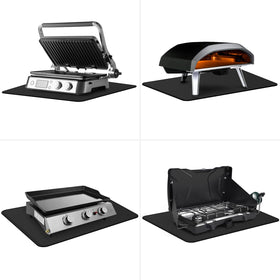 FLASLD multi-use mat works indoors or outdoors for grill or counter protection