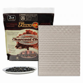 FlavrQ grid in action delivers rich charcoal flavor on a gas grill.
