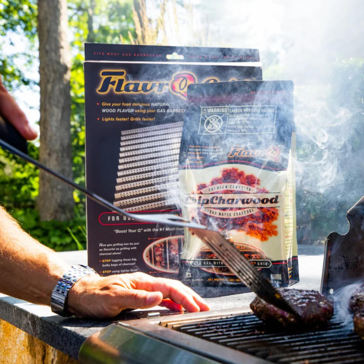 Enhances meat tenderness and aroma for steaks and ribs.