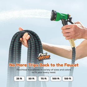 Flexi Hose 25ft expandable length ready for reach and storage