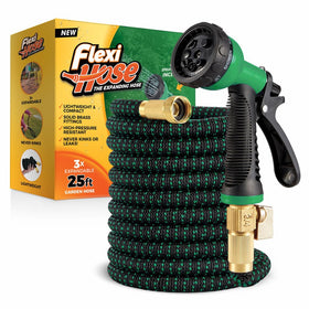 Flexi Hose with 8-function nozzle for versatile watering tasks