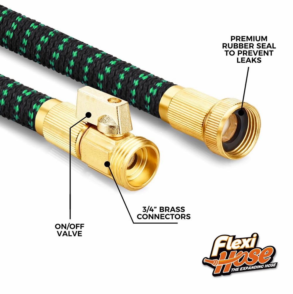 Flexi Hose lightweight design for easy maneuvering around garden