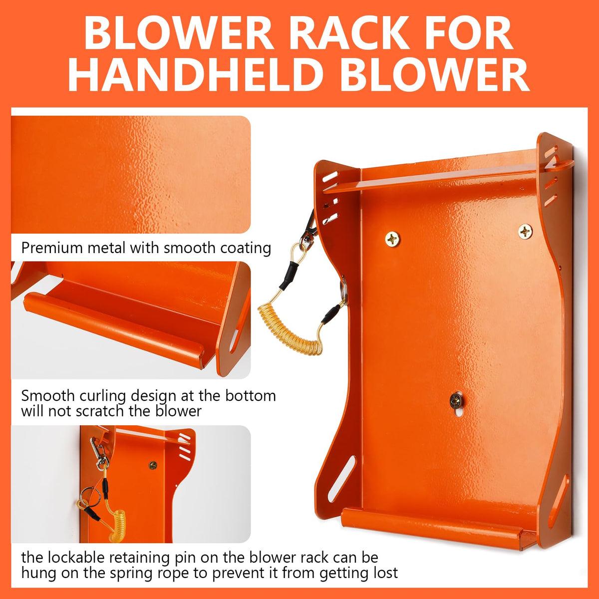 FLEXI RODS wall-mount kit makes setup simple and stable