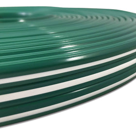 Flexon hose stripes up for sprinkling, enabling broad coverage.