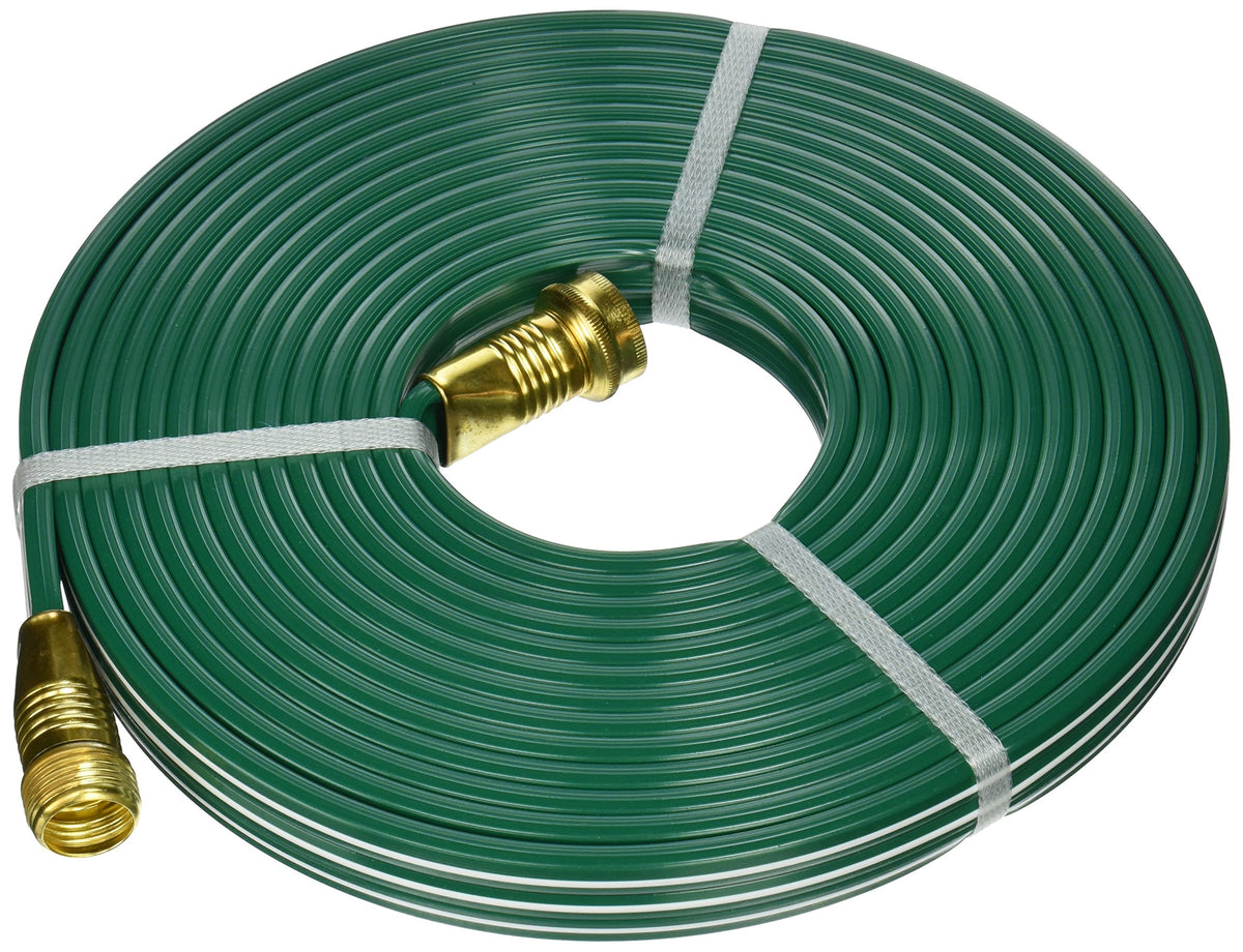 Flexon Three Tube Sprinkler Hose FS25 with wide spray pattern for lawn care.