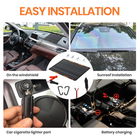 FlexSolar alligator clips provide reliable battery attachments anywhere.
