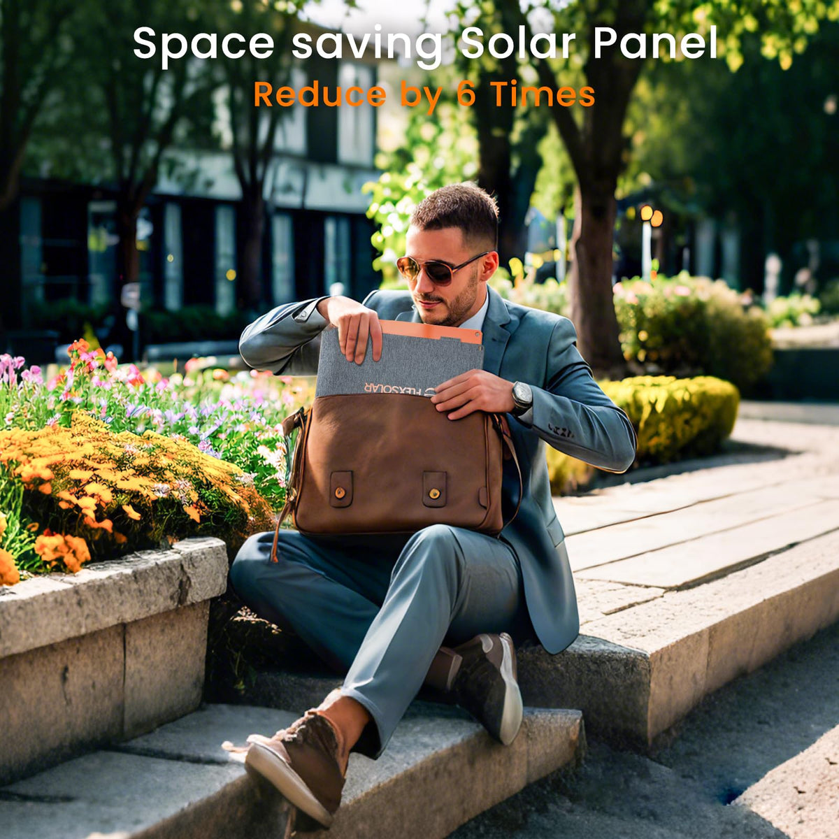 FlexSolar rugged design ideal for outdoor emergencies and adventures.