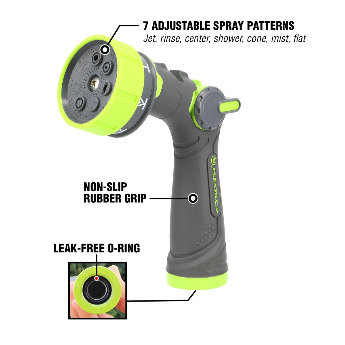 Flexzilla nozzle rinse mode for efficient debris removal