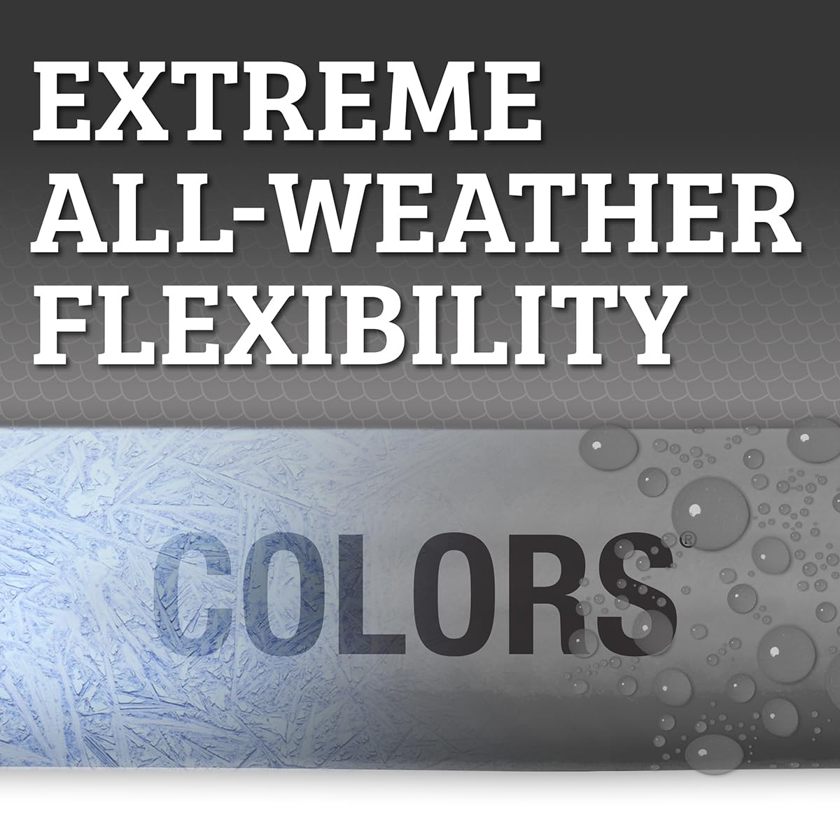 Flexzilla Colors Garden Hose 50ft slate-gray kink-free performance in all weather