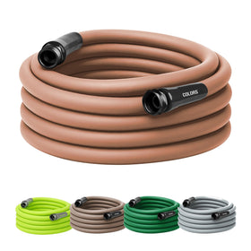 Flexzilla Colors Garden Hose 50 ft with flexible reach for wide watering tasks.
