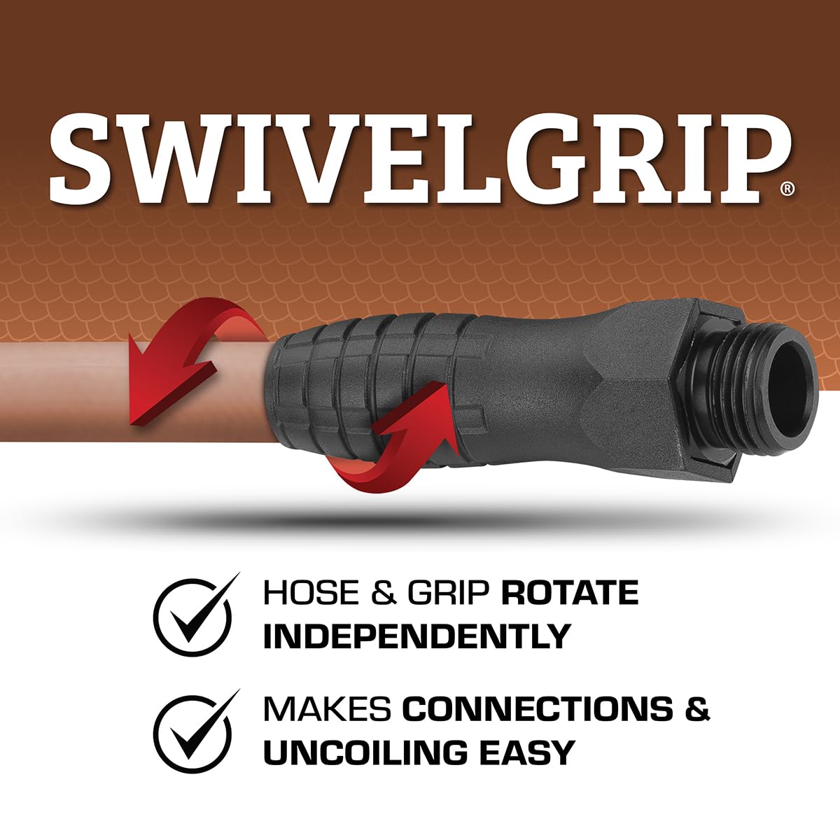 Flexzilla Colors SwivelGrip hose kink-free coil demonstration for smooth operation.