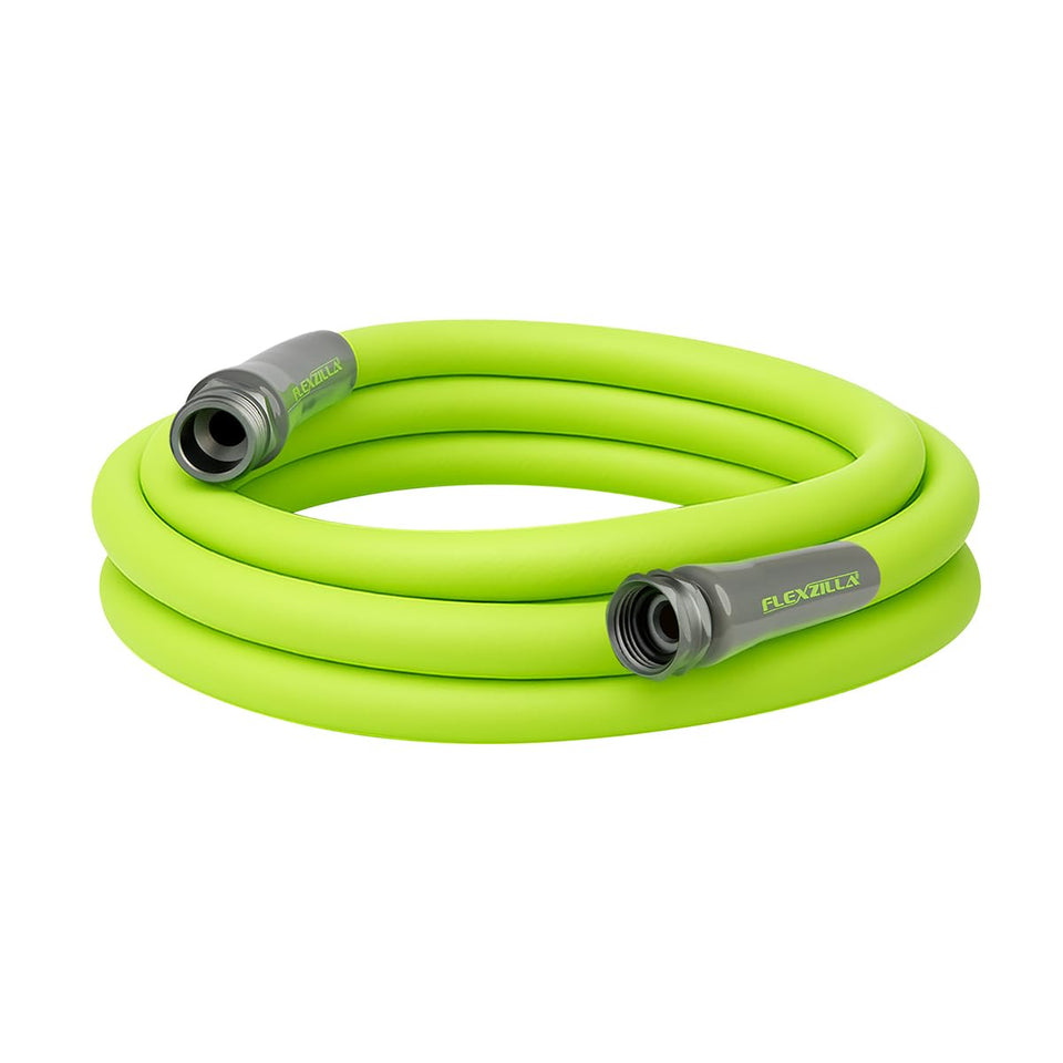Flexzilla garden hose 15ft unwinding view for quick setup and flexible reach.