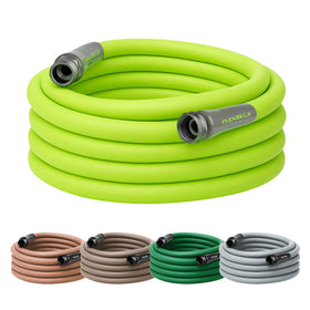 Flexzilla garden hose 50ft lightweight design for easy watering around the yard.