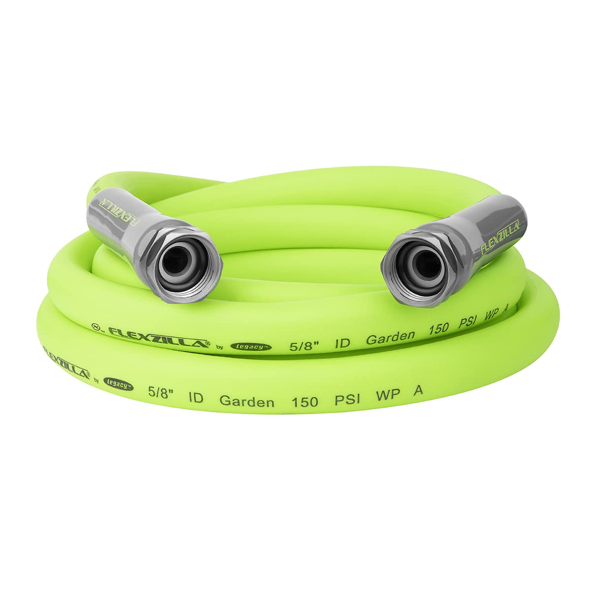 Flexzilla garden lead-in hose with 5/8in 10ft female-to-female connectors for easy hookups