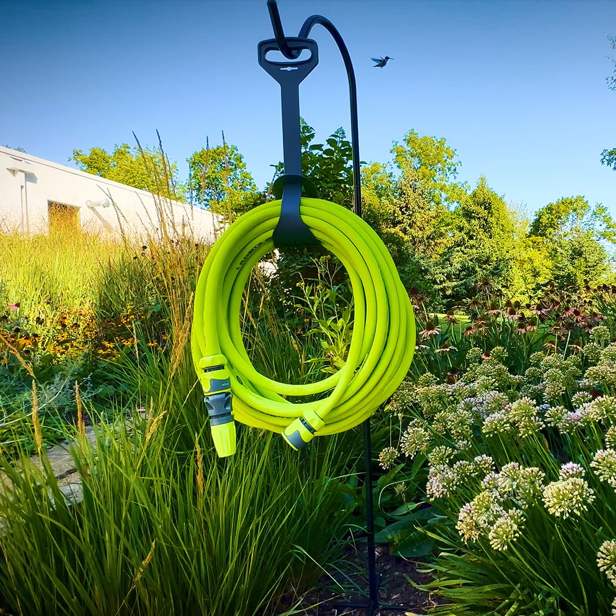 Flexzilla HFZG12050QN spigot adapter simplifies outdoor faucet connections.