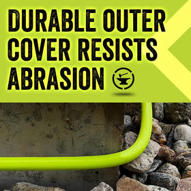 All-weather flexibility lets Flexzilla bend smoothly in cold conditions.