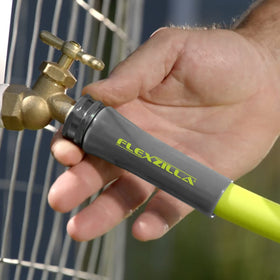 Flexzilla hose laid flat showing zero memory to prevent twists
