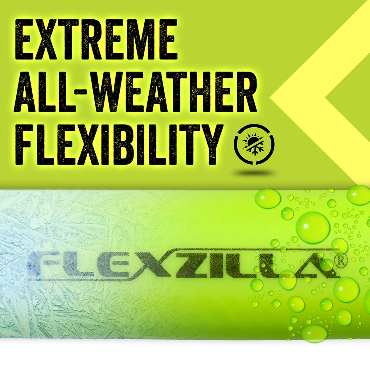 Flexzilla's zero memory keeps the hose flat for neat storage.