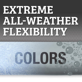 Flexzilla lightweight hose is easy to move around trees and planters.