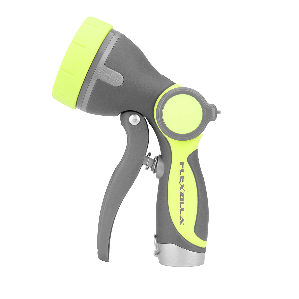 Flexzilla pistol grip nozzle with ergonomic handle, ideal for comfortable all-day watering.
