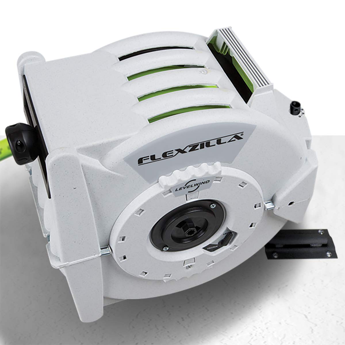 Flexzilla Pro free-standing base enables portable setup anywhere.