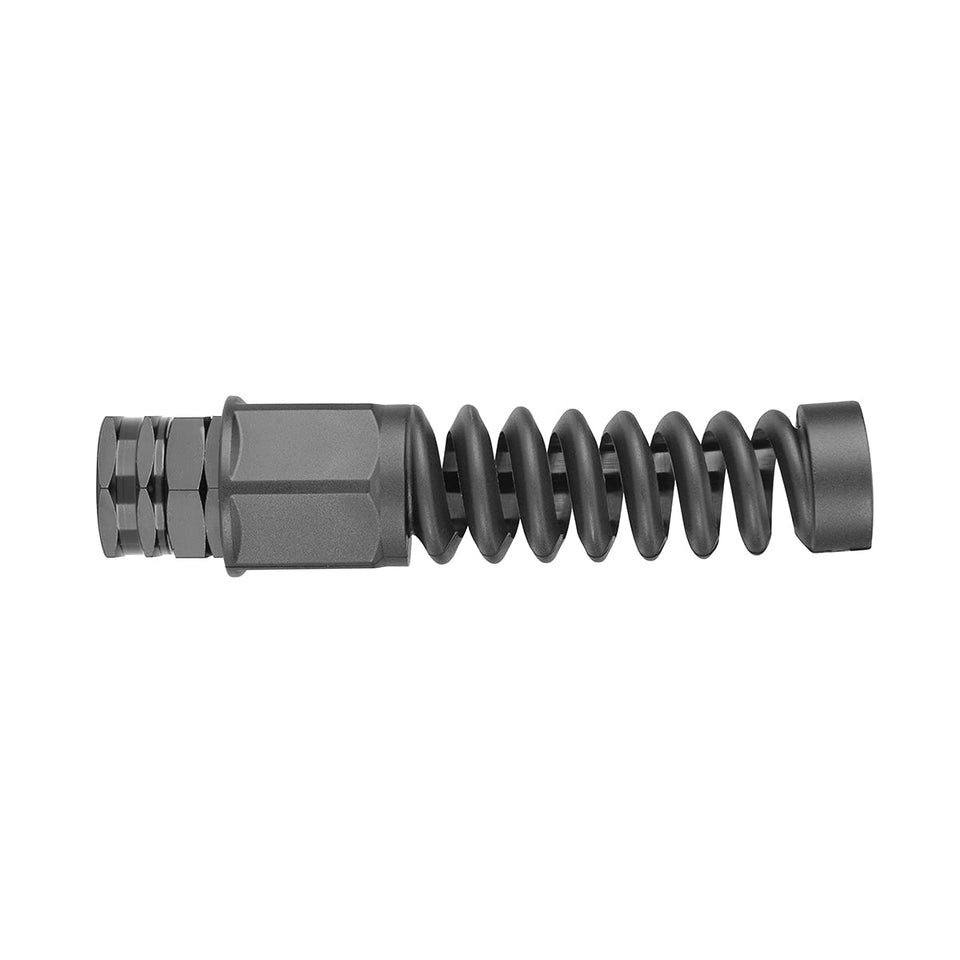 Flexzilla Pro reusable female fitting close-up highlights quick field repairs.