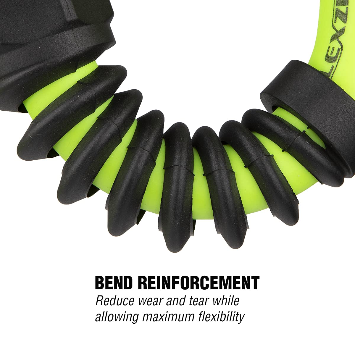 Flexzilla Pro fitting compatible with Flexzilla hoses for customizable lengths