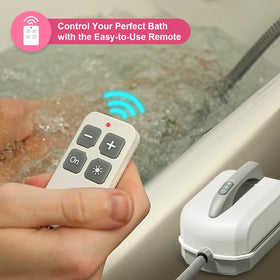 Flgocexs Waterproof mat stays secure on smooth tub surfaces.