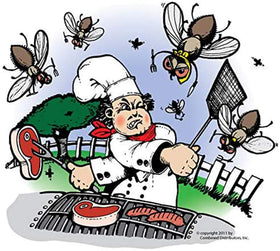 Flies Be Gone attracts both male and female flies for effective results.