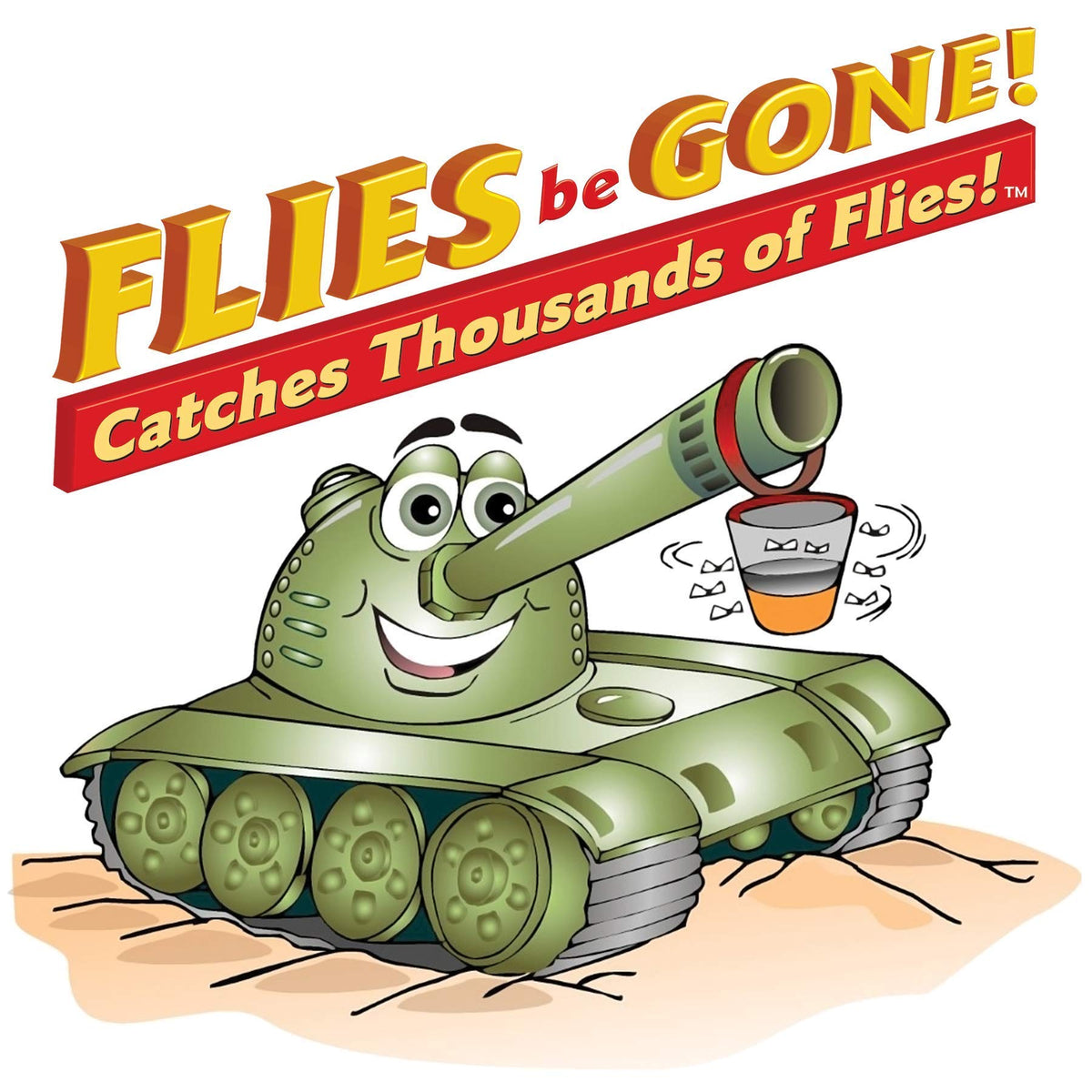 Flies Be Gone is a disposable, maintenance-free solution.