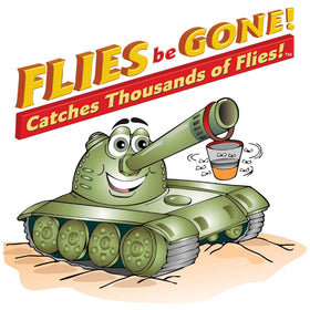 Flies Be Gone is a disposable, maintenance-free solution.