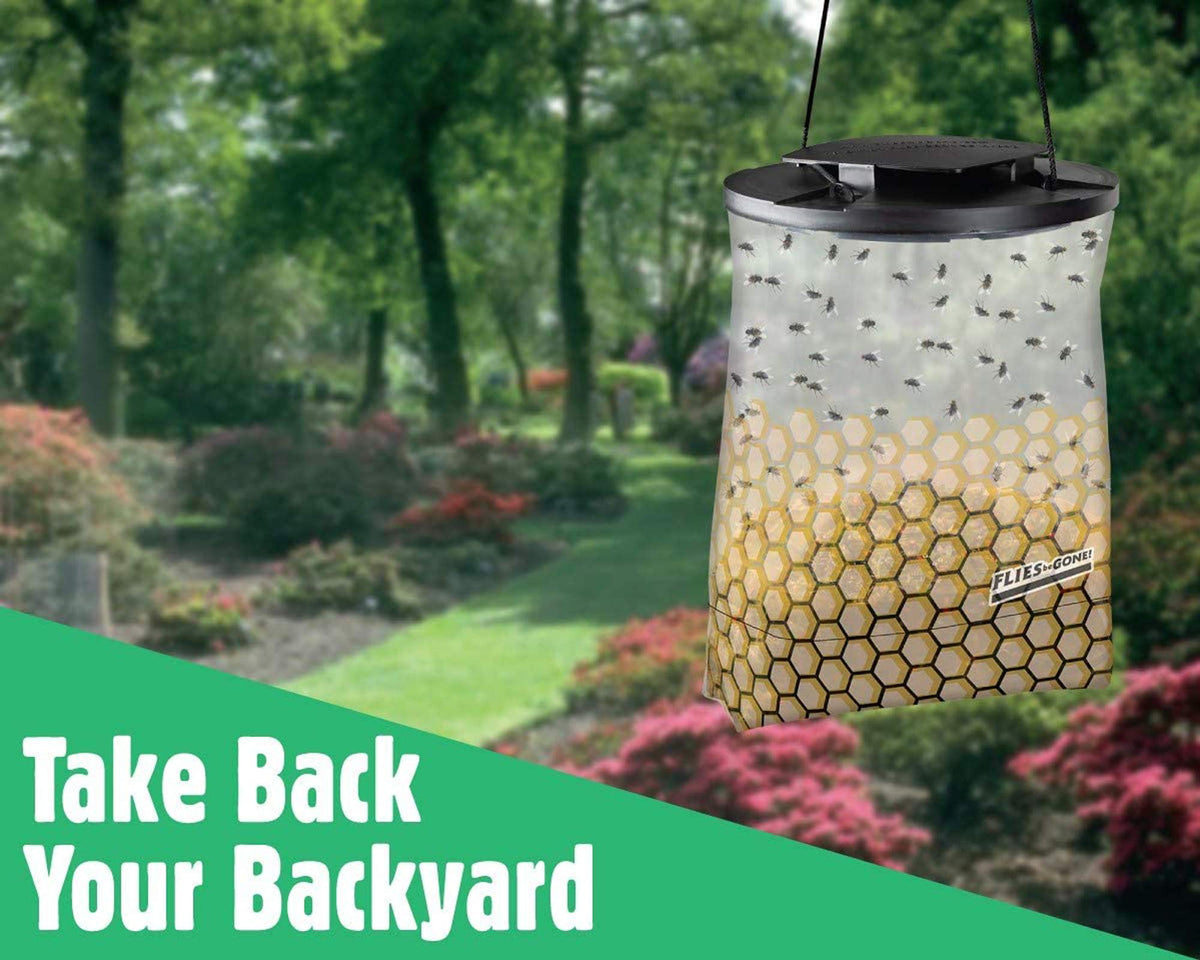 Flies Be Gone supports ranch and farm outdoor fly control.