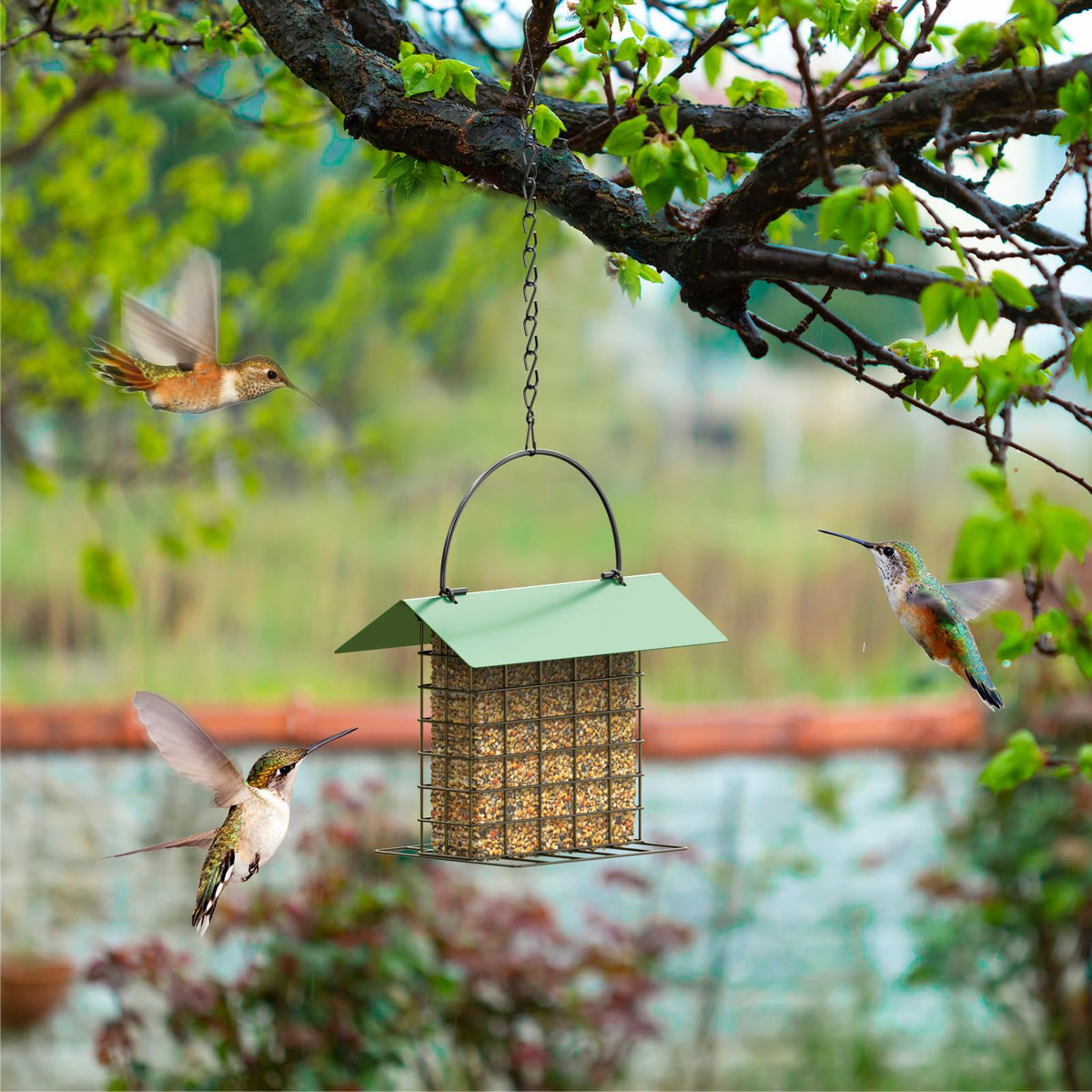 FLINTER durable metal construction resists rust in harsh weather.