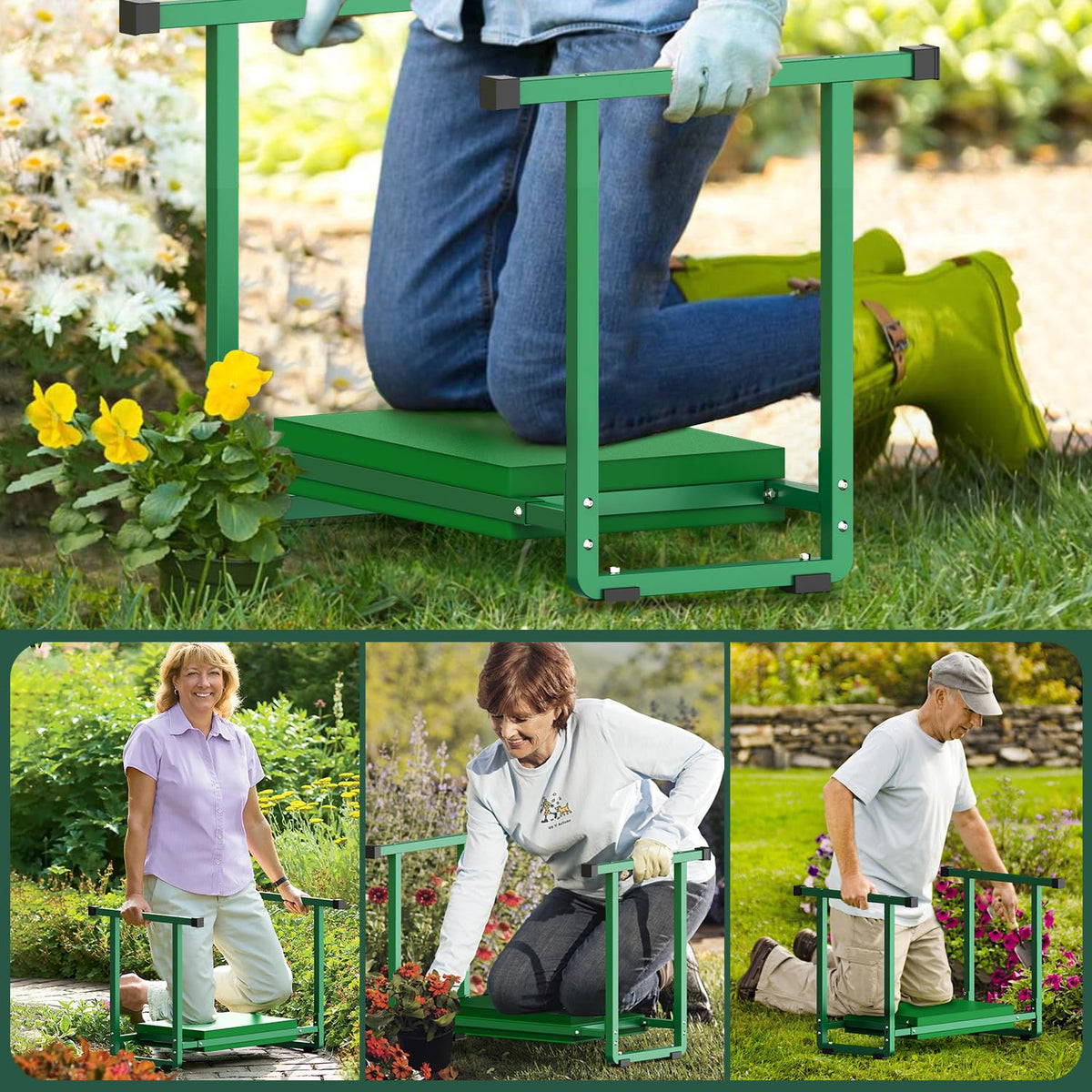 Ideal for seniors and parents who love yard time