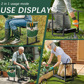 All-metal frame durability for durable seating and kneeling sessions