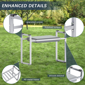 FLINTER kneeler seat with folding legs for easy storage