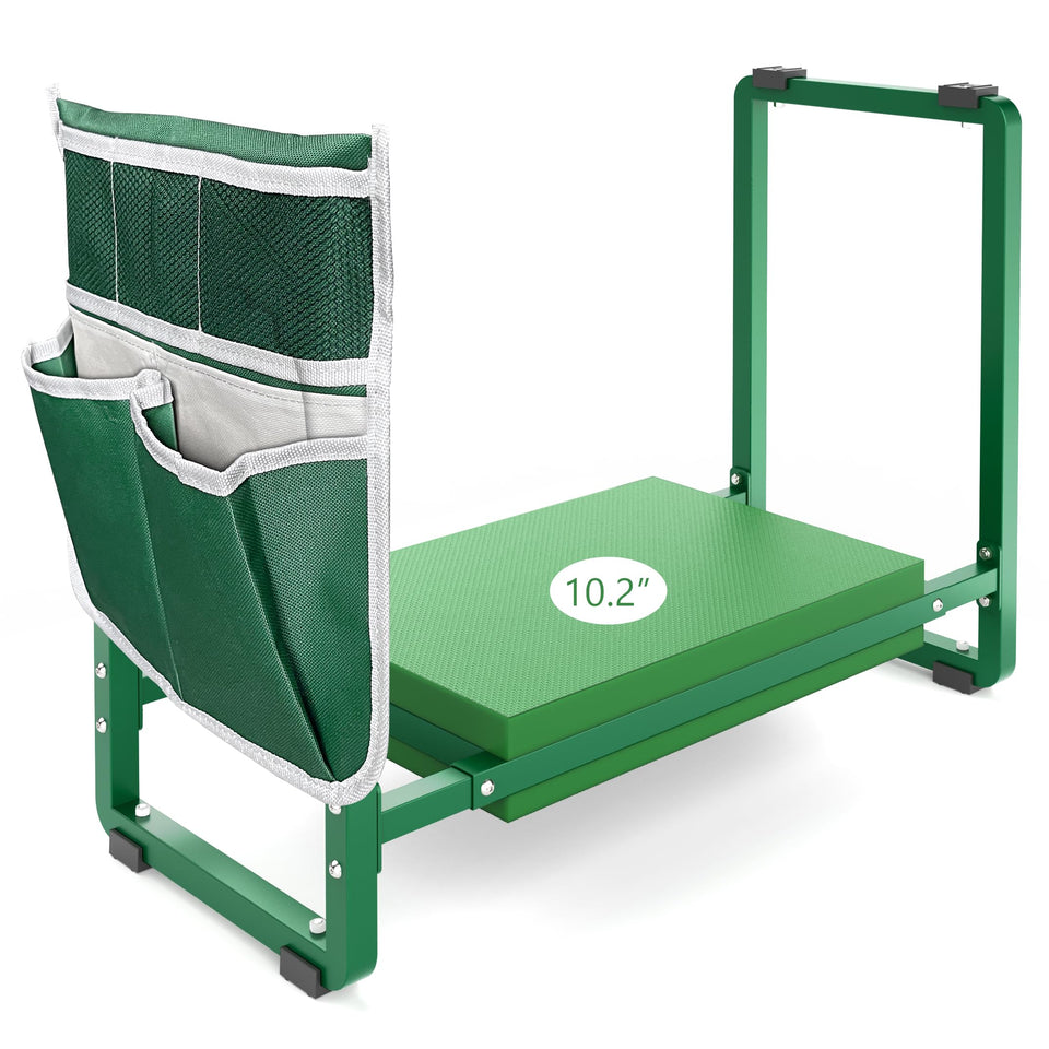 FLINTER Garden Kneeler and Seat with wide cushion for comfortable kneeling outdoors