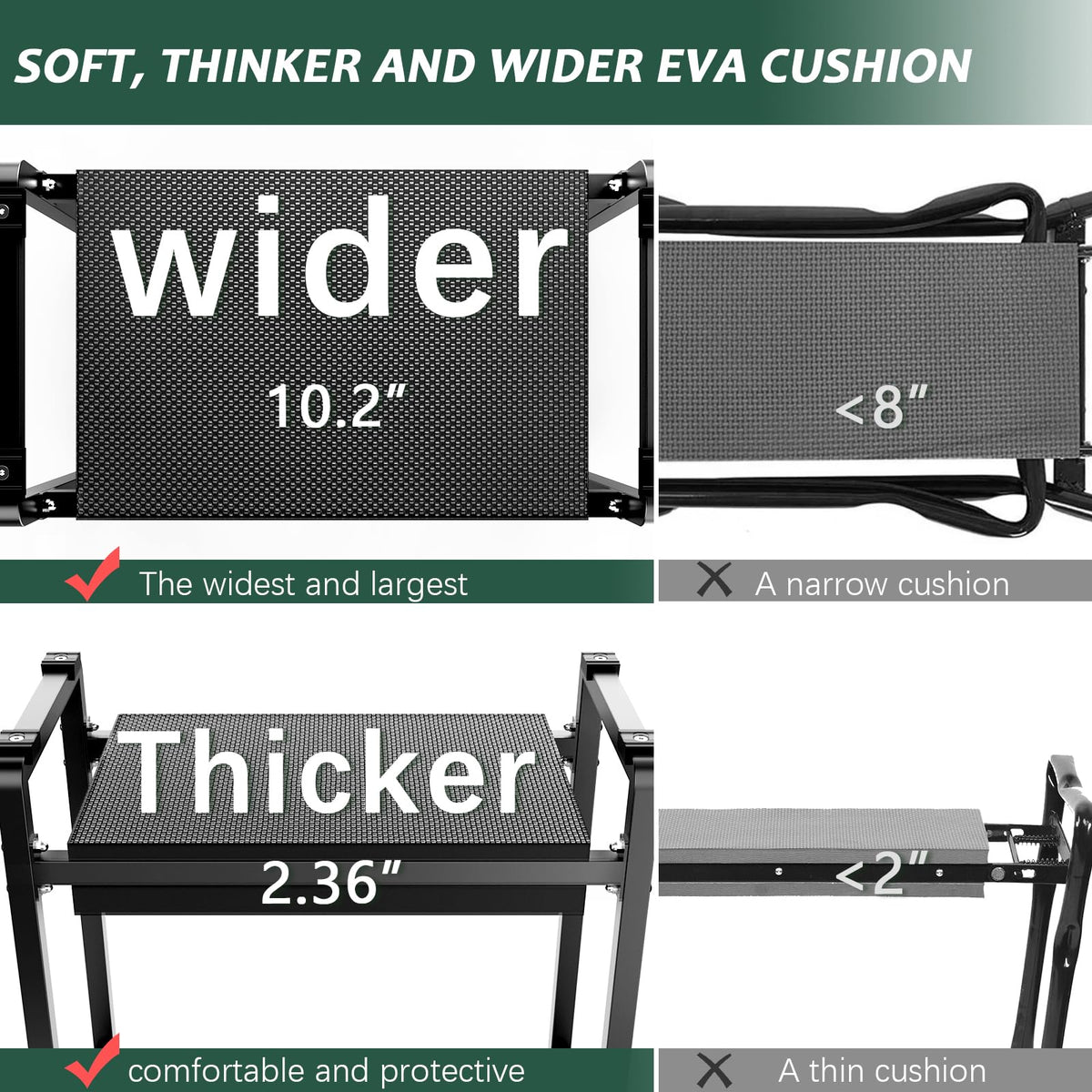 FLINTER Multi-use kneeler suitable for gardening, cleaning, painting, and more