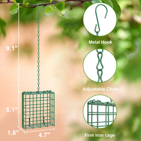 FLINTER suet feeder close-up cake demonstrates versatile feeding options.