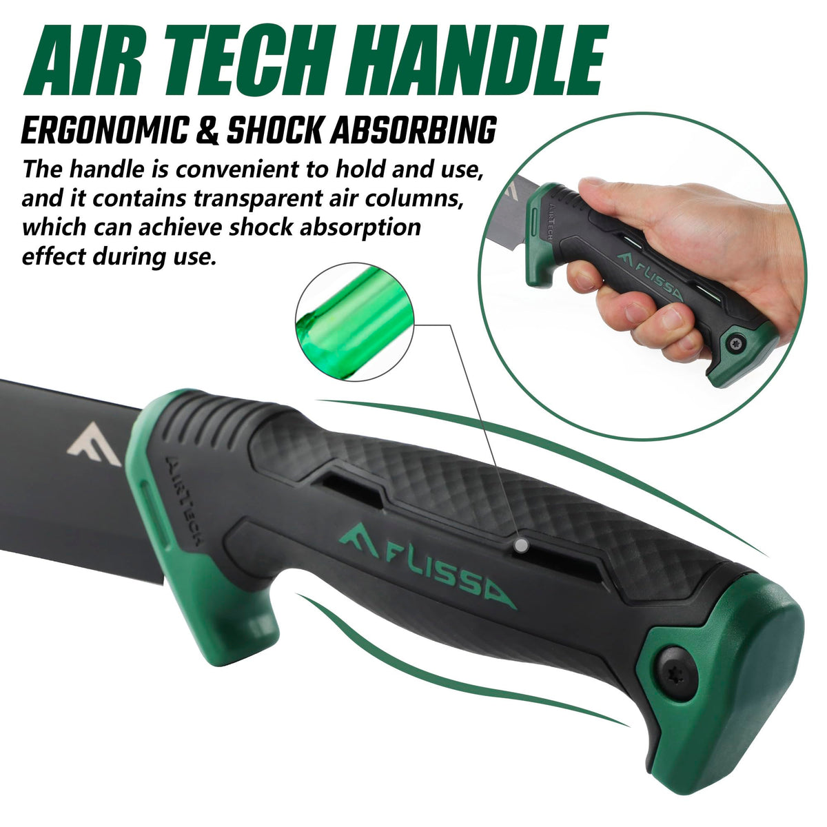 FLISSA ergonomic grip designed for reduced fatigue during long tasks
