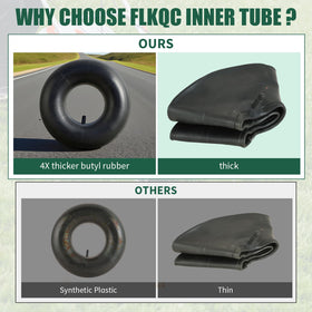 FLKQC smooth-ride inner tubes dampen vibrations on rough terrain.