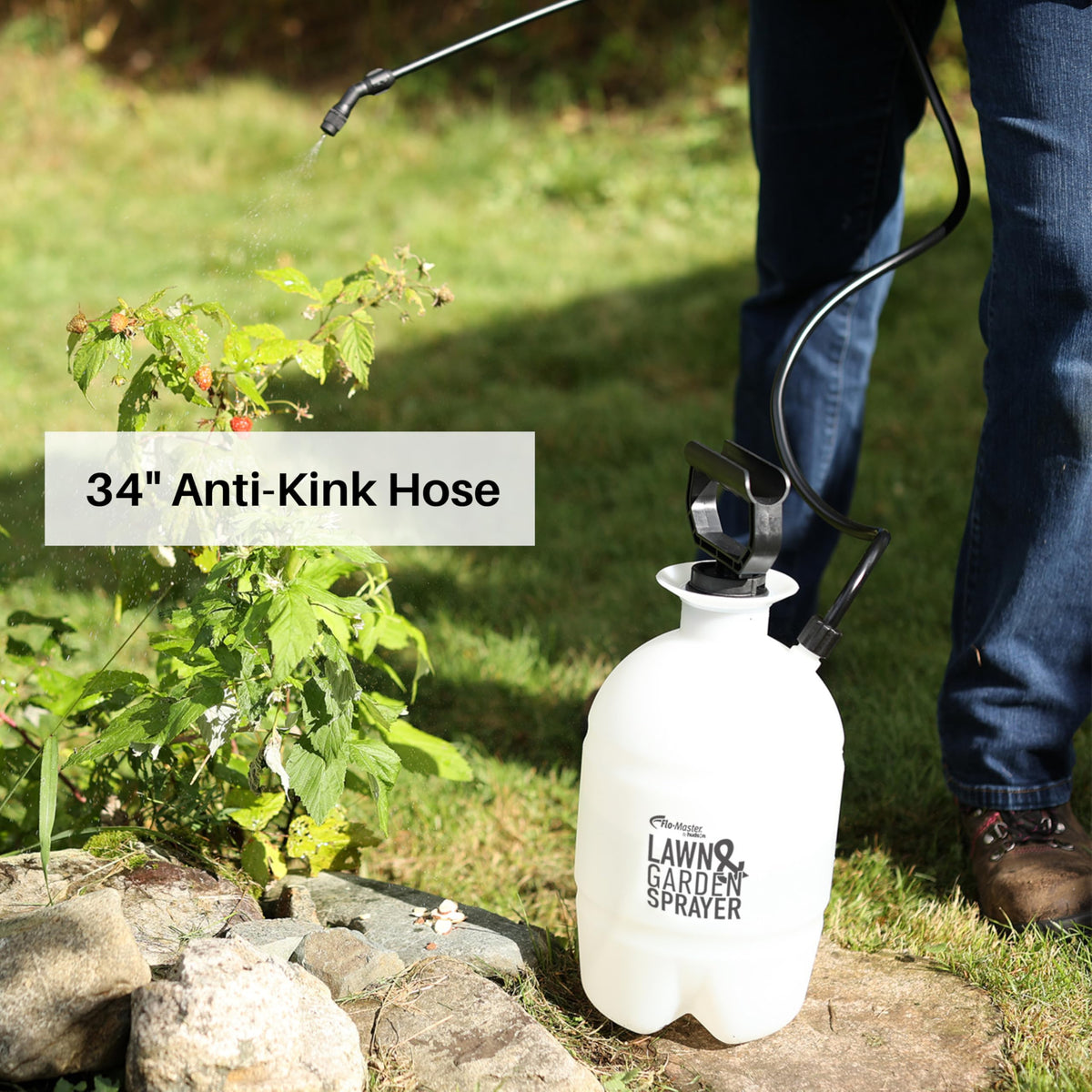 Durable materials resist corrosion for long-lasting lawn care.