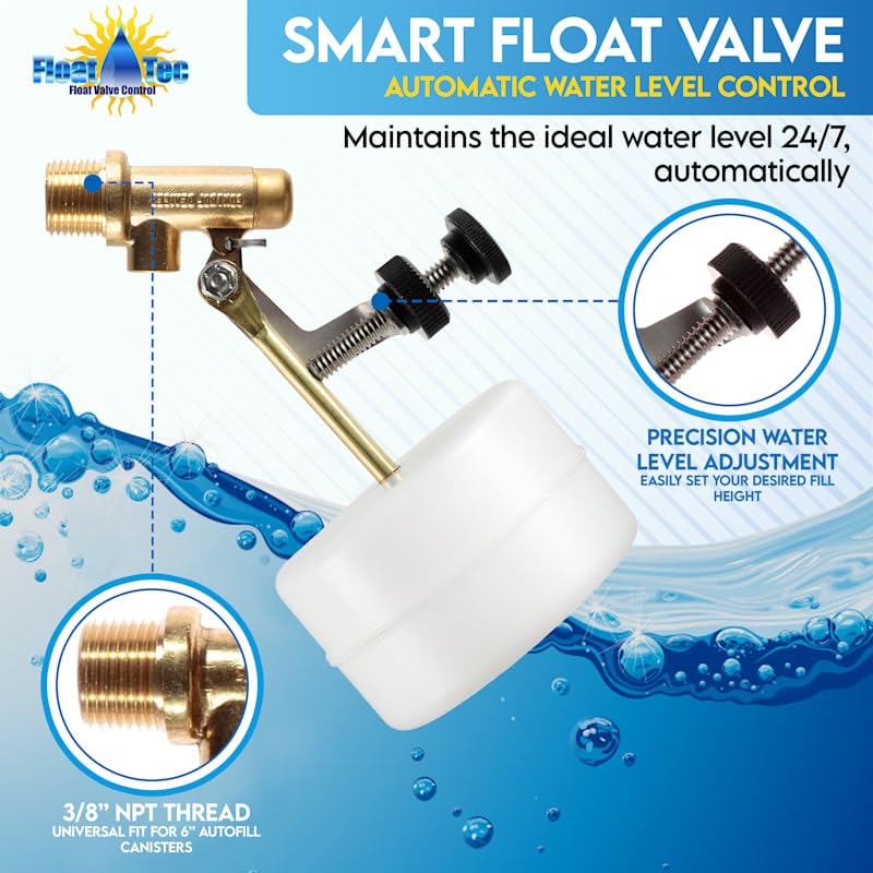 Flow capability of 2.25 GPM from Float-Tec Letro valve