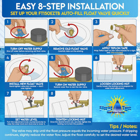 Autofill valve placement for pool area using Float-Tec Letro