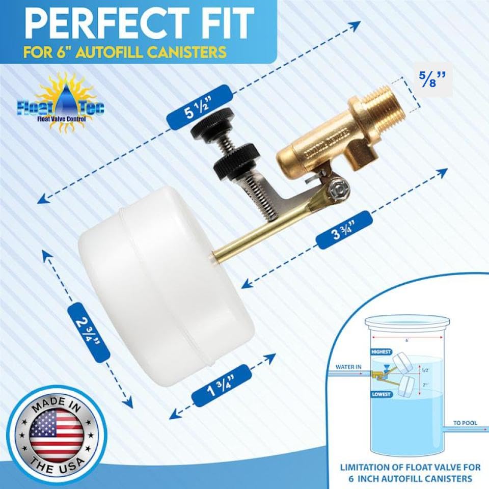 Brass body of the Float-Tec Letro valve for durability