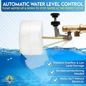 Fits 6 inch autofill canisters with Float-Tec Letro valve