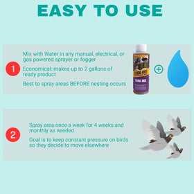 Flock Free XL Wand spray for easy, even coverage.