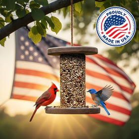 Product dimensions 4in by 7.75in for backyard feeders.