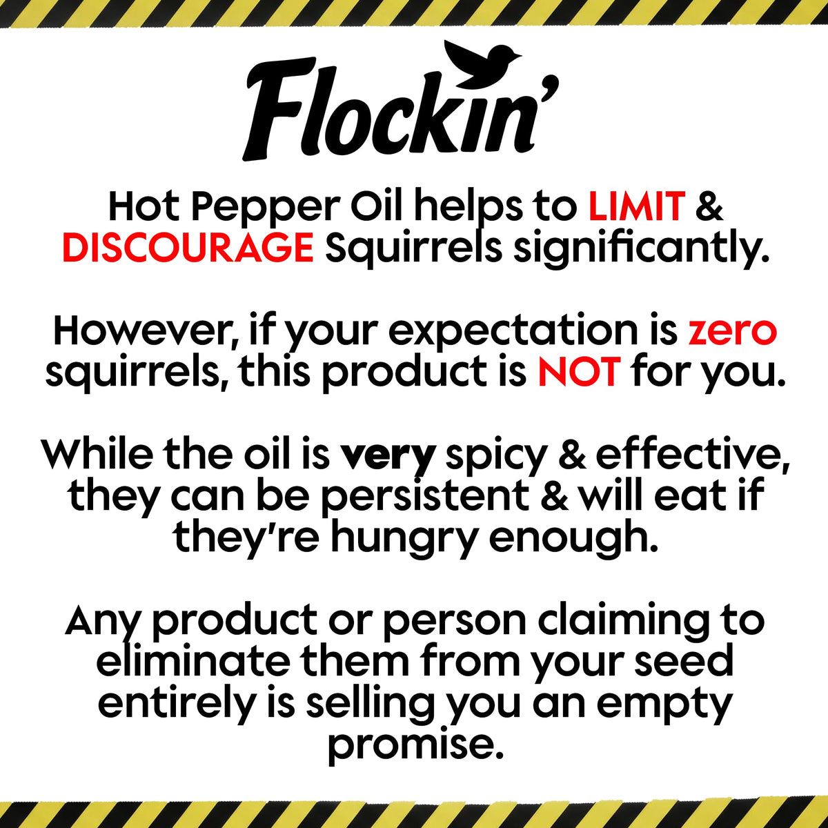 Flockin' Flaming Hot Pepper Oil pour demonstrates easy drizzle for seed treatment.