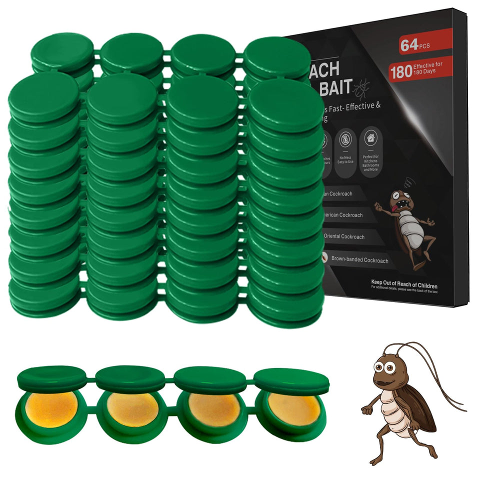 FLODTEEK roach stations kit for quick indoor control.